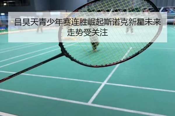 吕昊天青少年赛连胜崛起斯诺克新星未来走势受关注